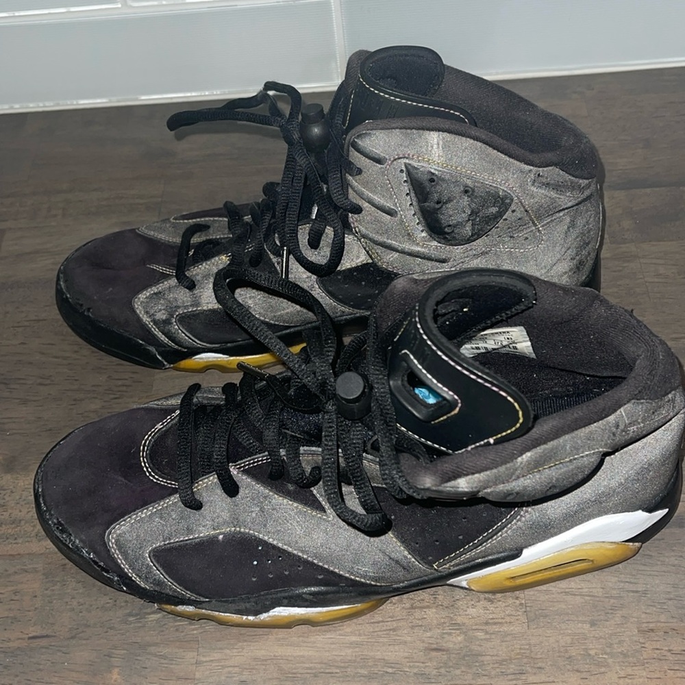 2010 Nike Air Jordan 6 Retro Lakers Kobe Men’s Size 13 Pre-owned Fair Condition - Picture 2 of 9